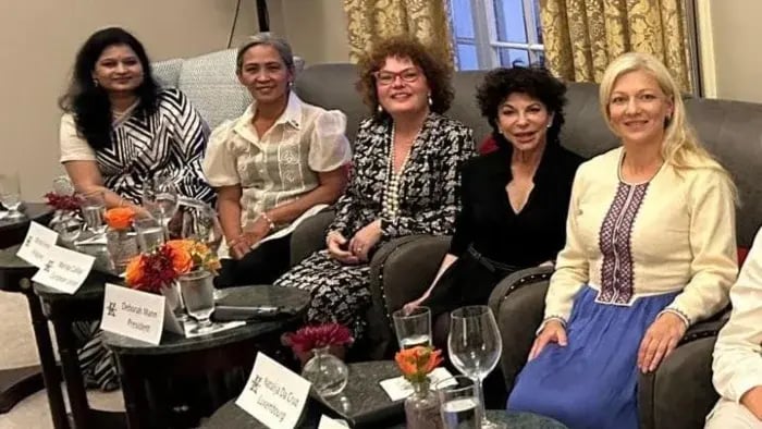 group of women sitting